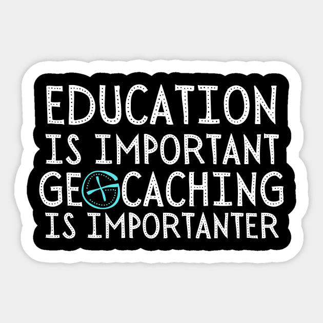 Geocaching Saying Gift Sticker by The WYLD Tribe